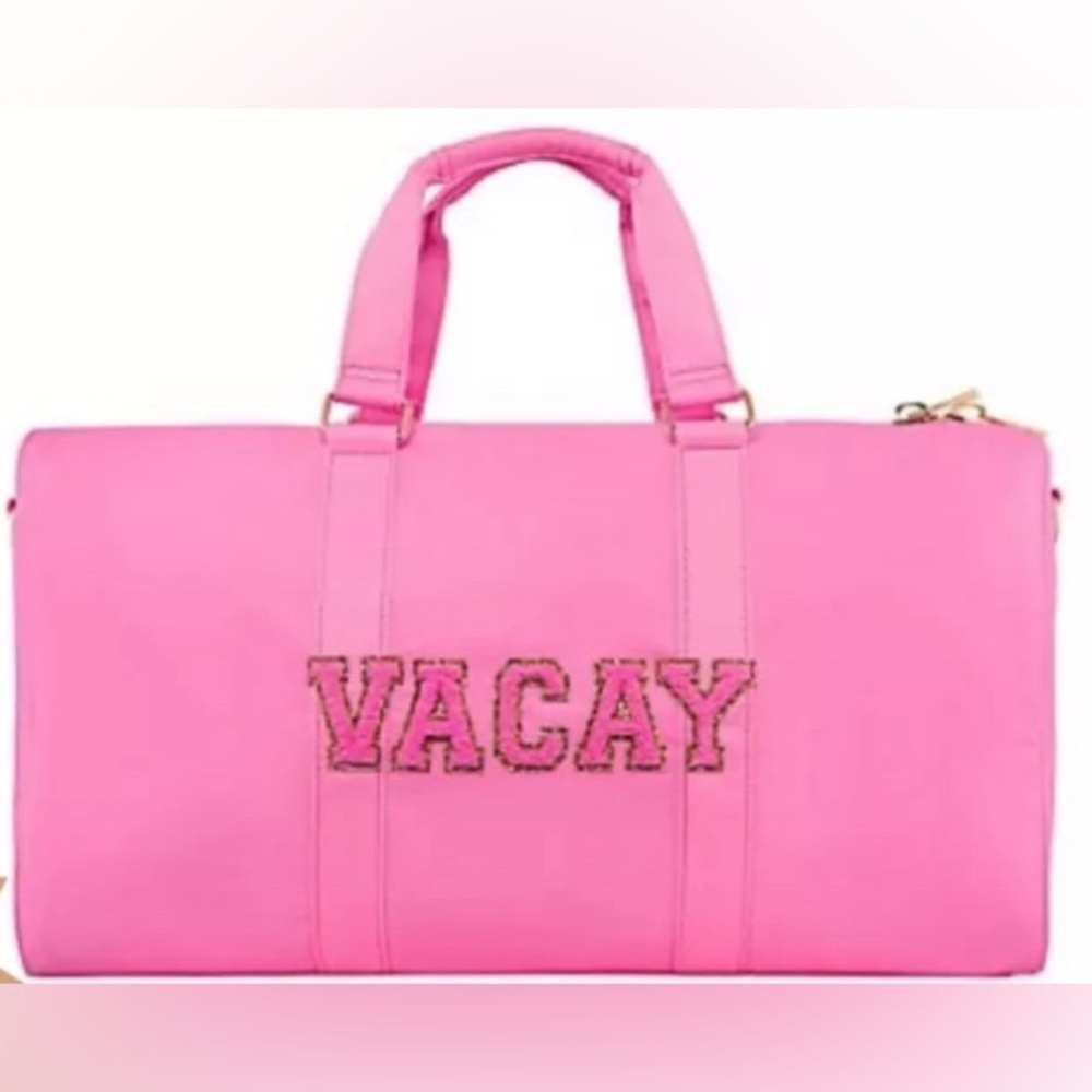 Stoney Clover new with tags hot pink “Vacay” duffle. Retail price $303.00.